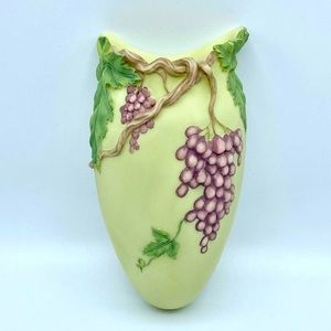GRAPES Wall Pocket Vase - Ibis and Orchid Air Plants Dried Flowers Succulents